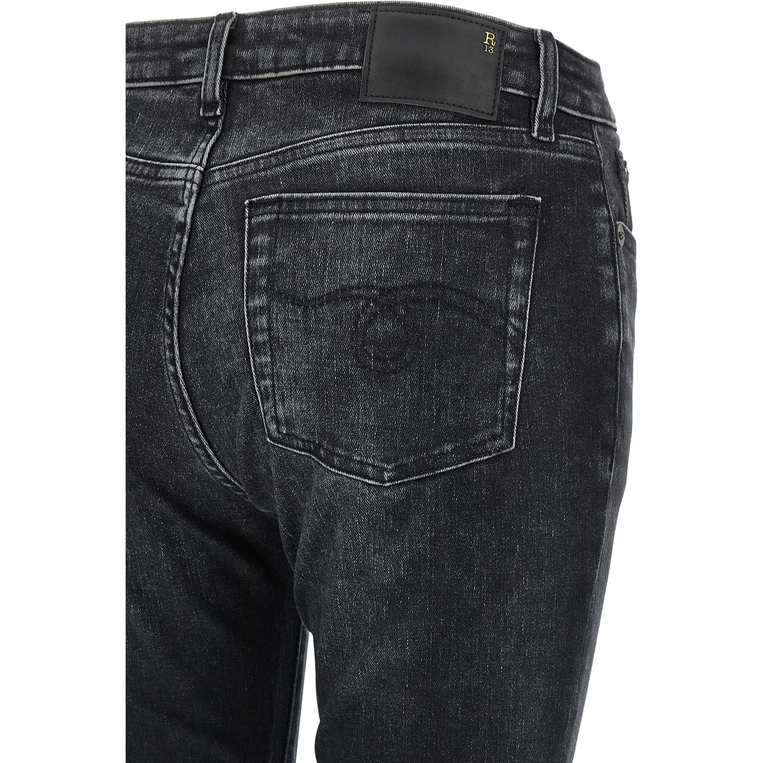Black Cotton Jeans Denim