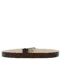 Brown Leather Regular Belt