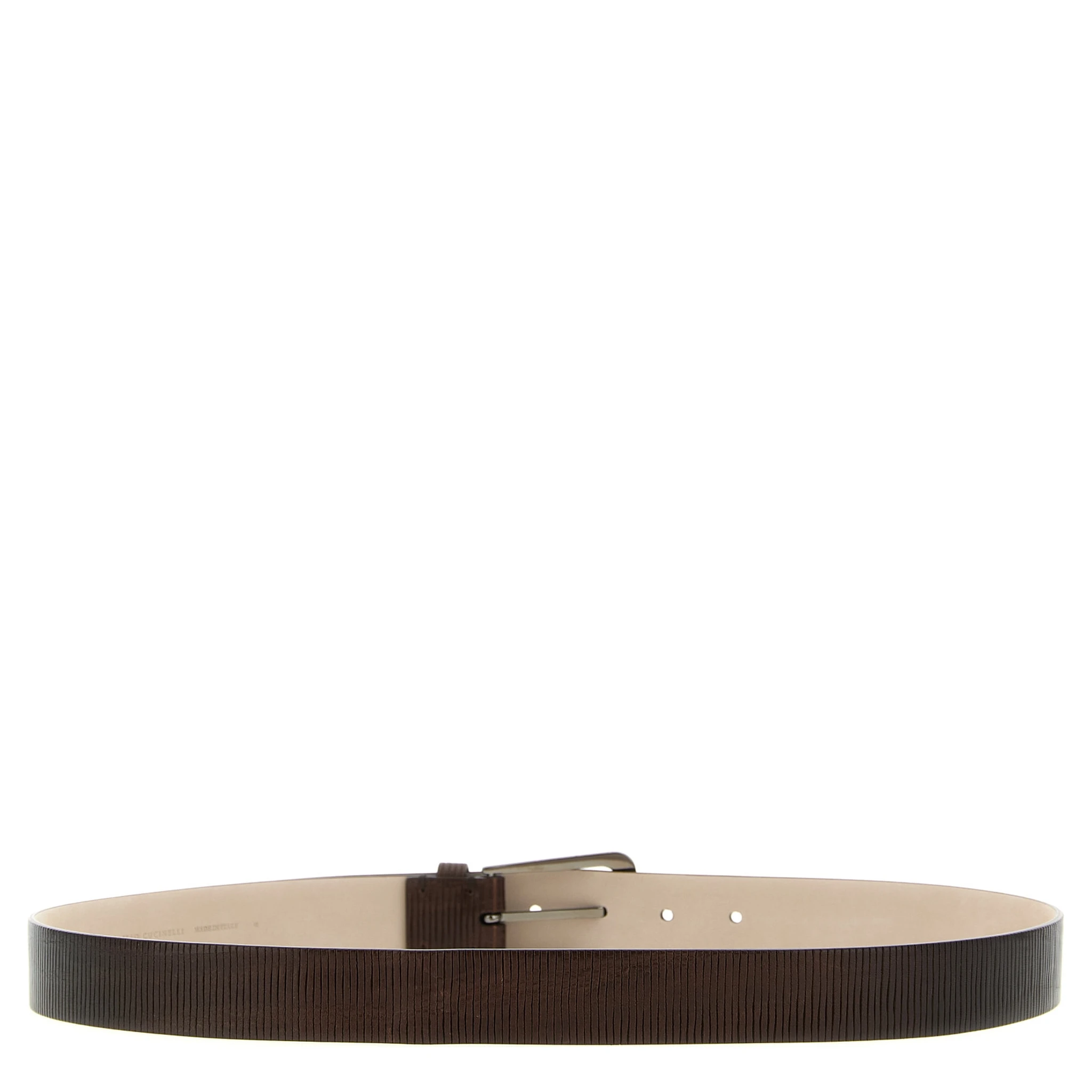 Brown Leather Regular Belt