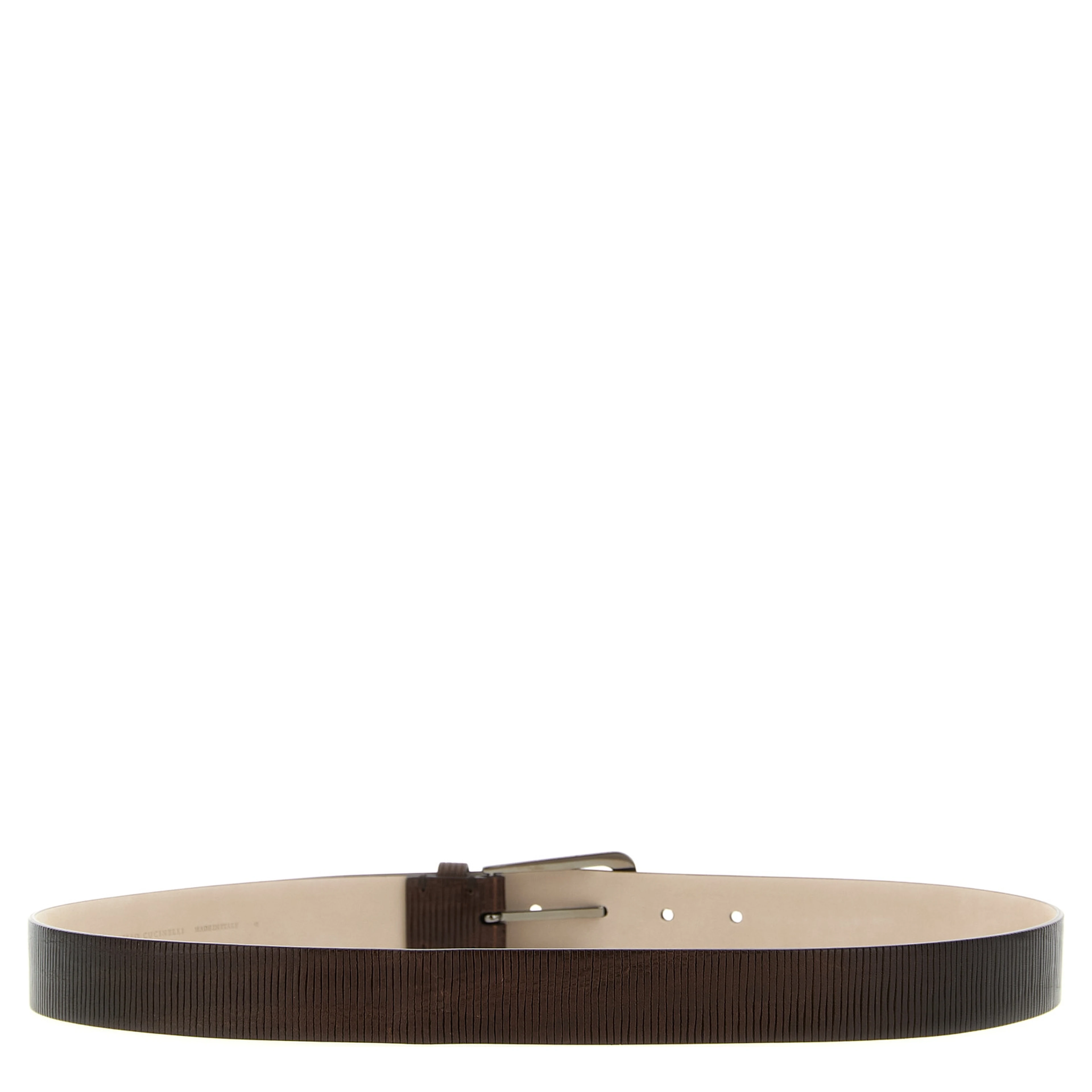 Brown Leather Regular Belt