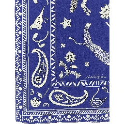 Blue Silk Foulard