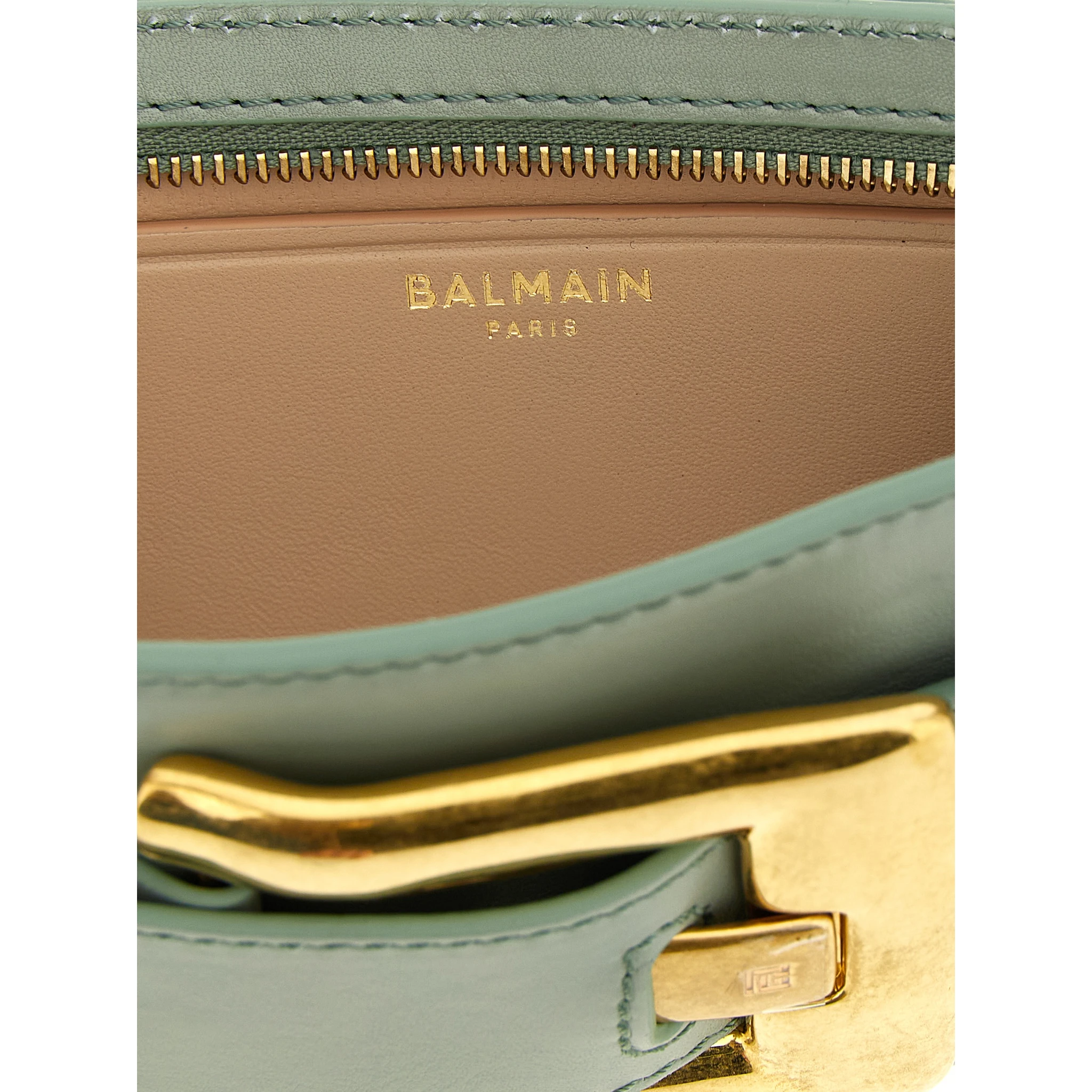 Bicolor Calfskin Clutch Bag
