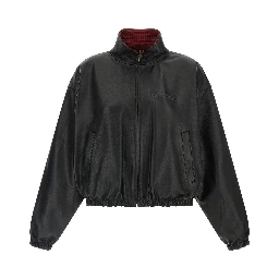 Black Lamb Leather Leather Jacket