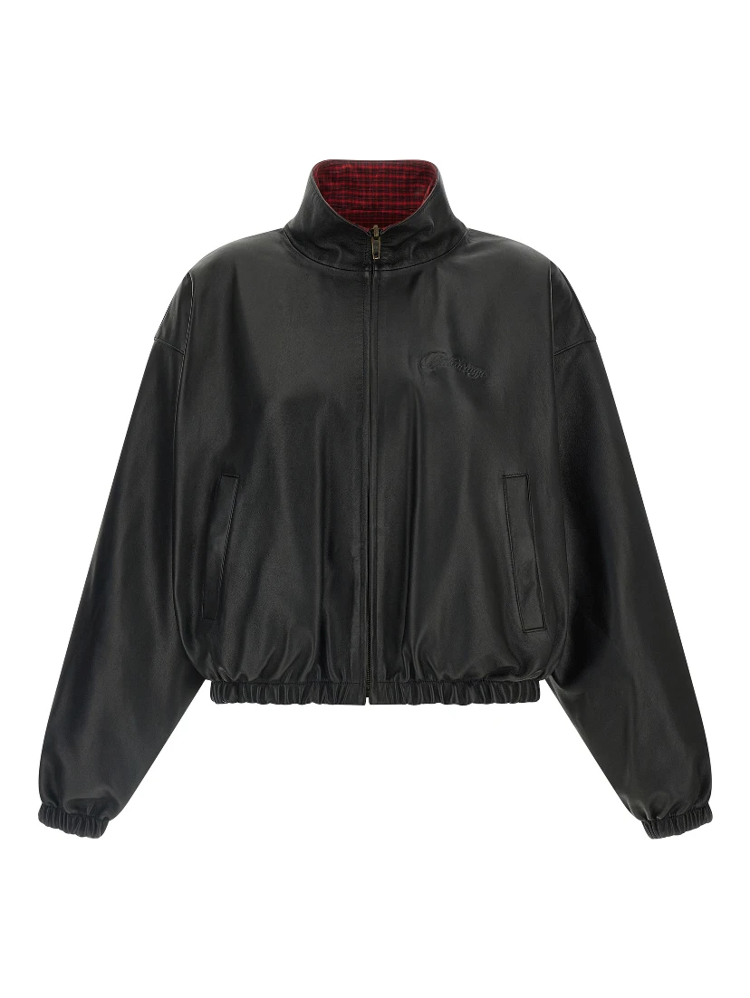 Black Lamb Leather Leather Jacket