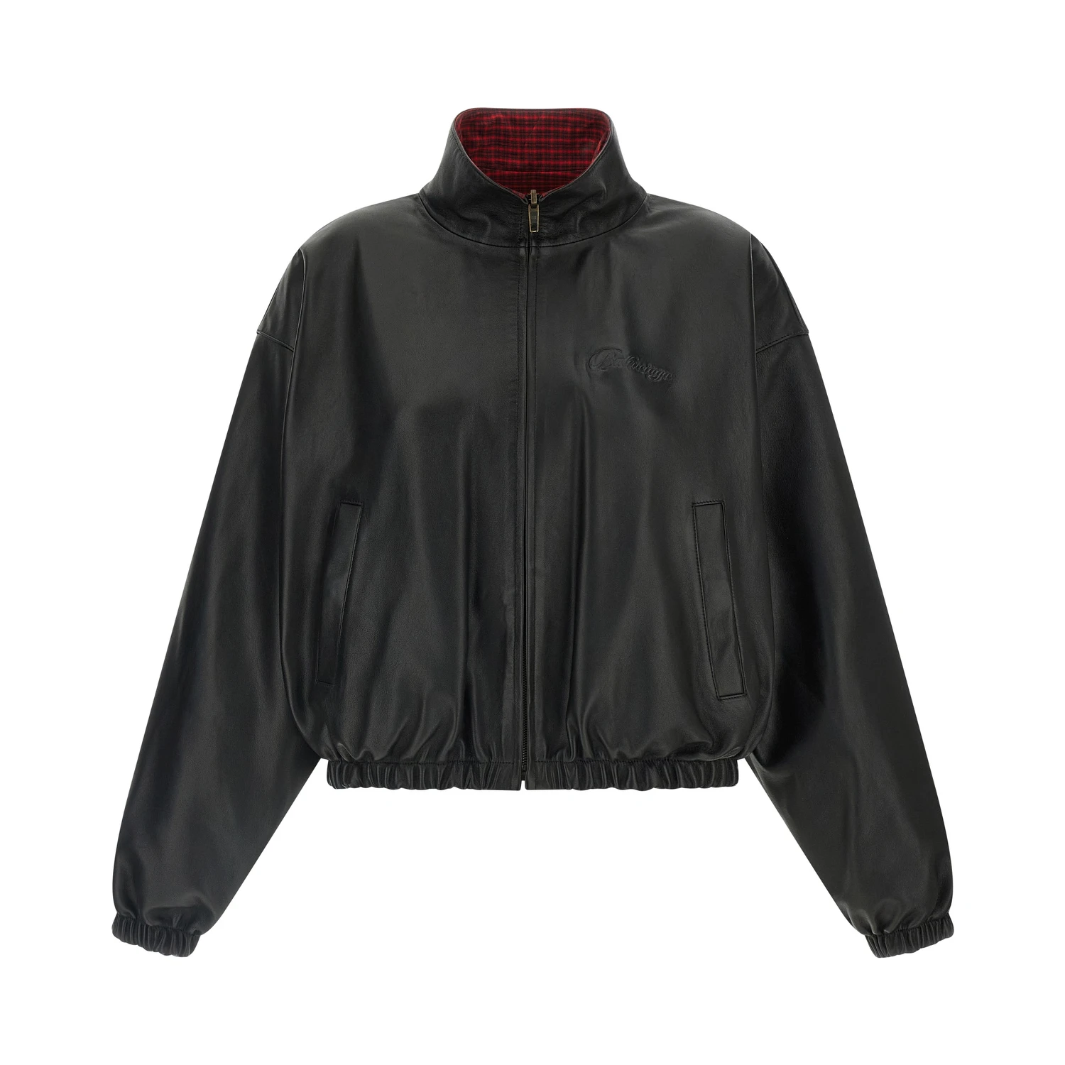 Black Lamb Leather Leather Jacket