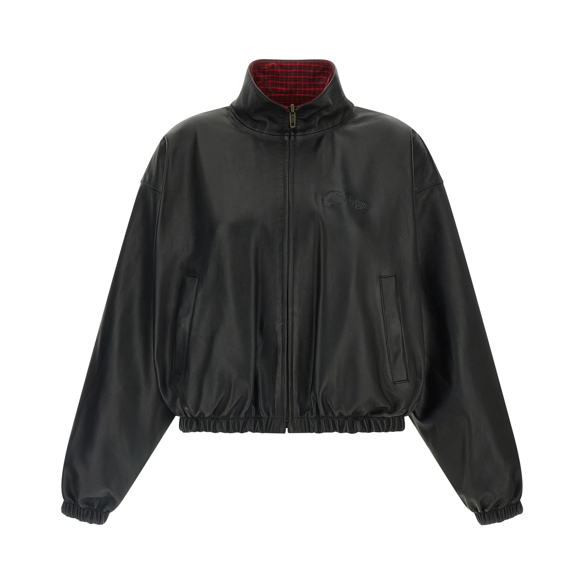 Black Lamb Leather Leather Jacket