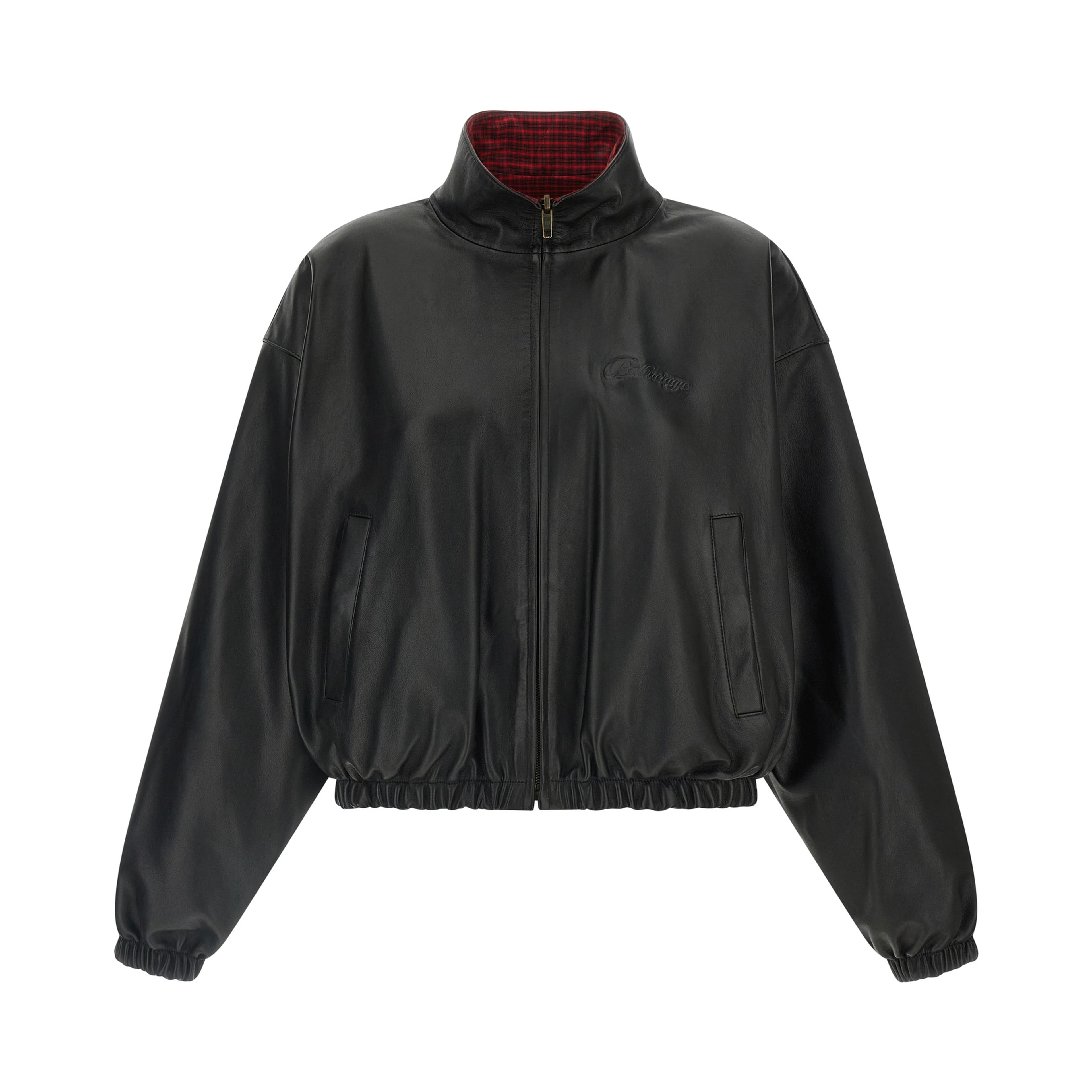 Black Lamb Leather Leather Jacket