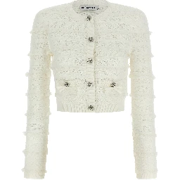White Viscose Cardigan
