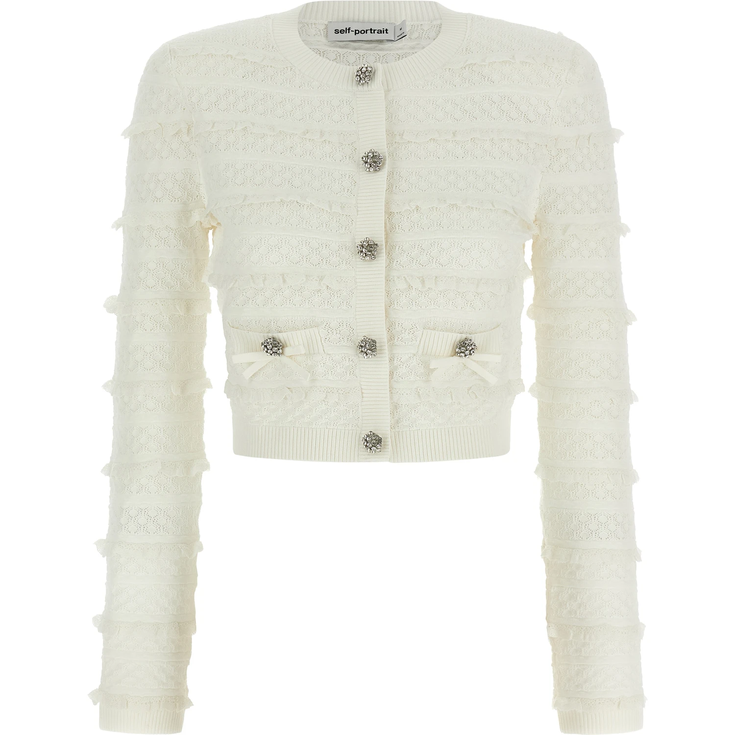 White Viscose Cardigan
