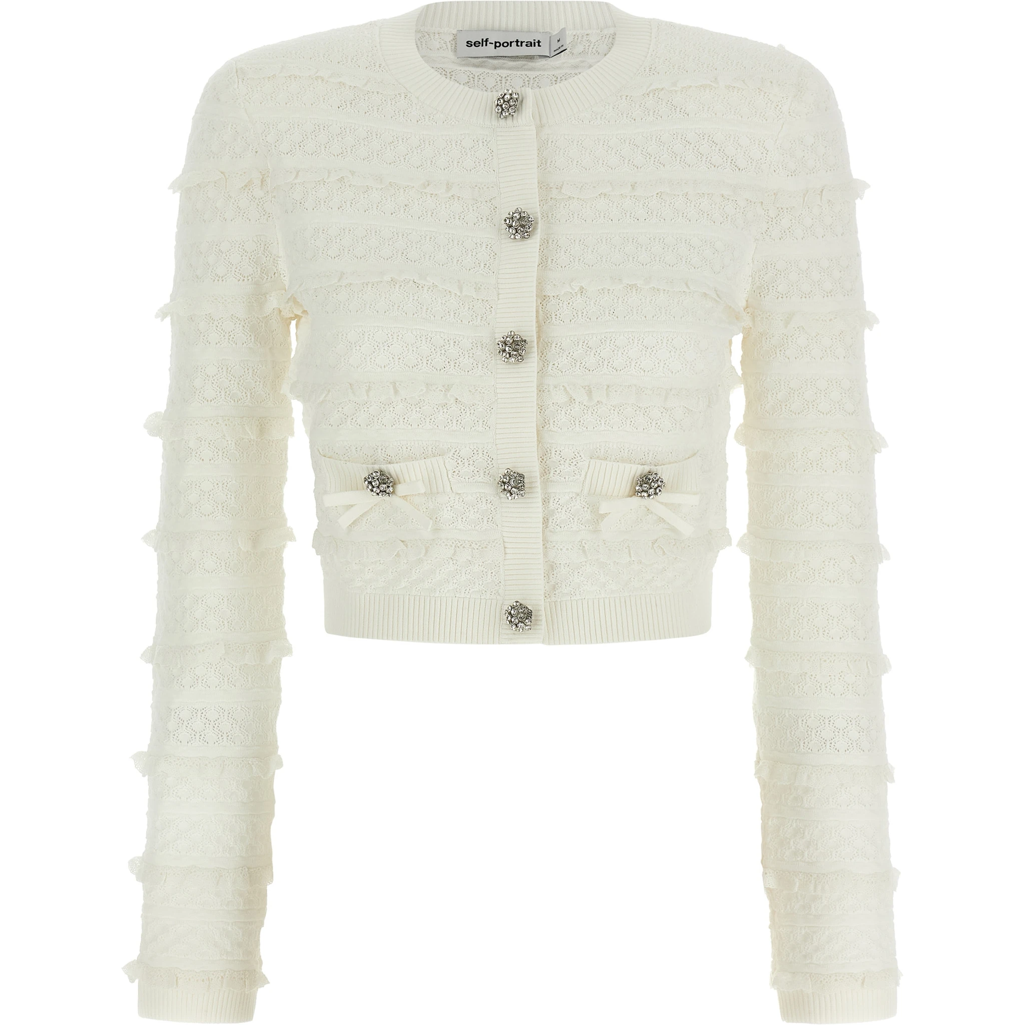 White Viscose Cardigan