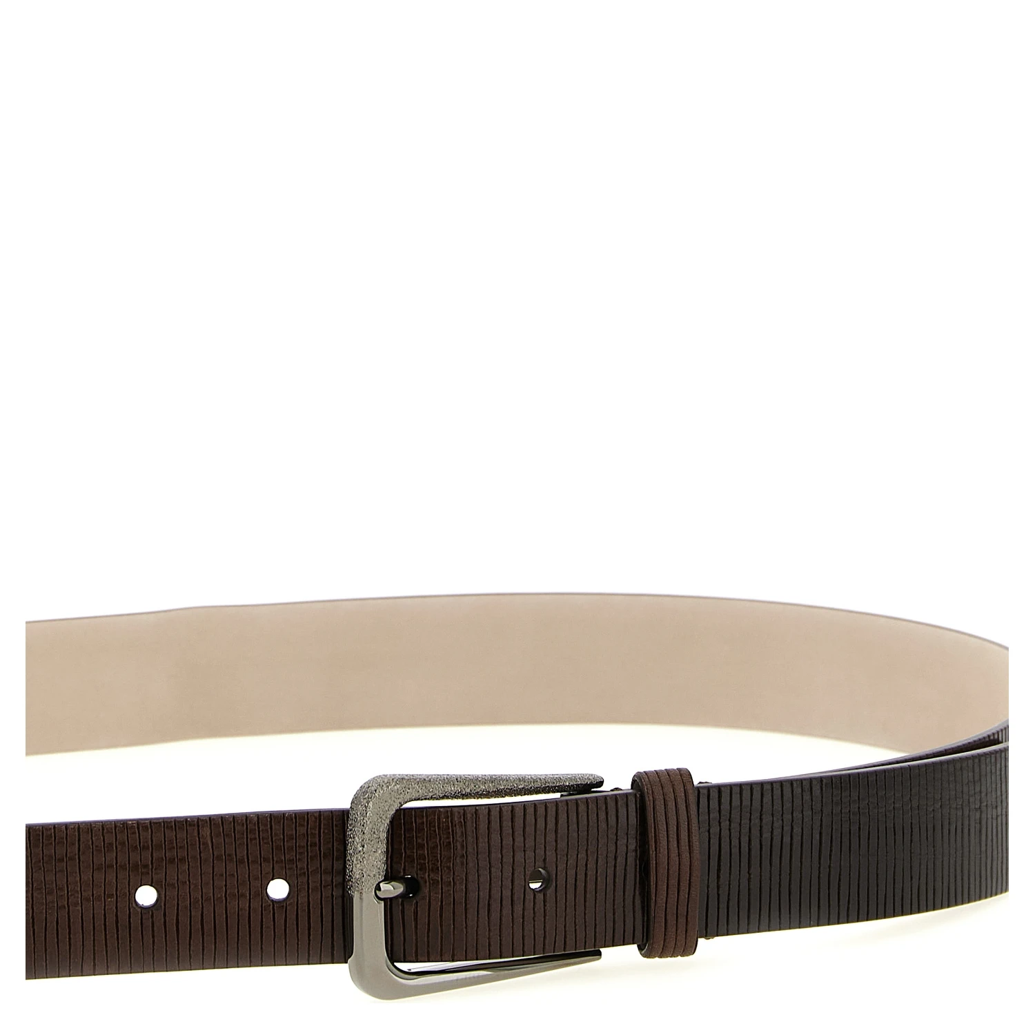 Brown Leather Regular Belt