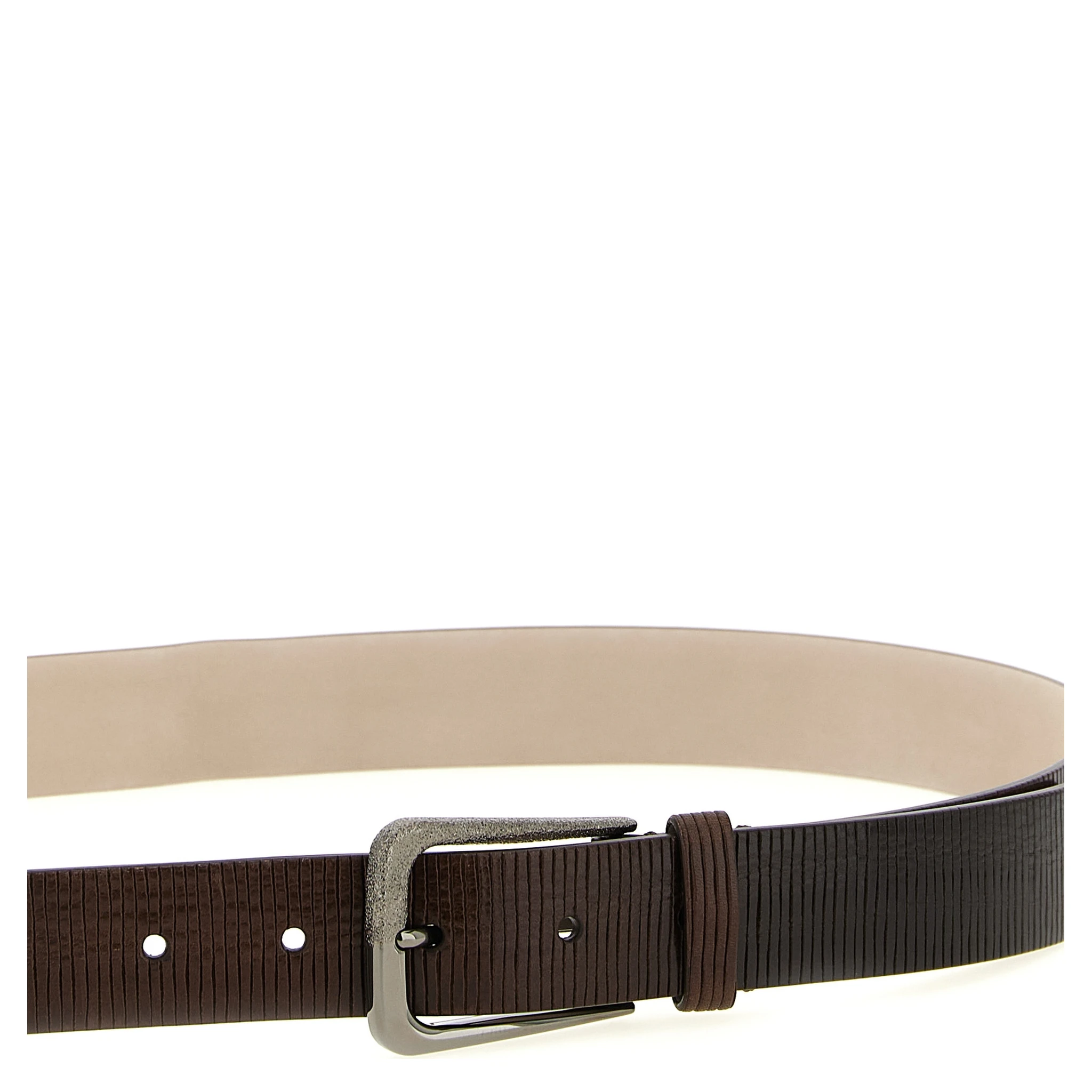 Brown Leather Regular Belt