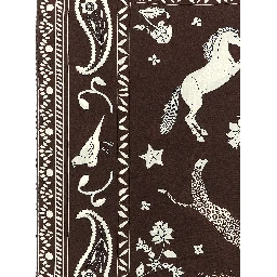 Brown Silk Foulard
