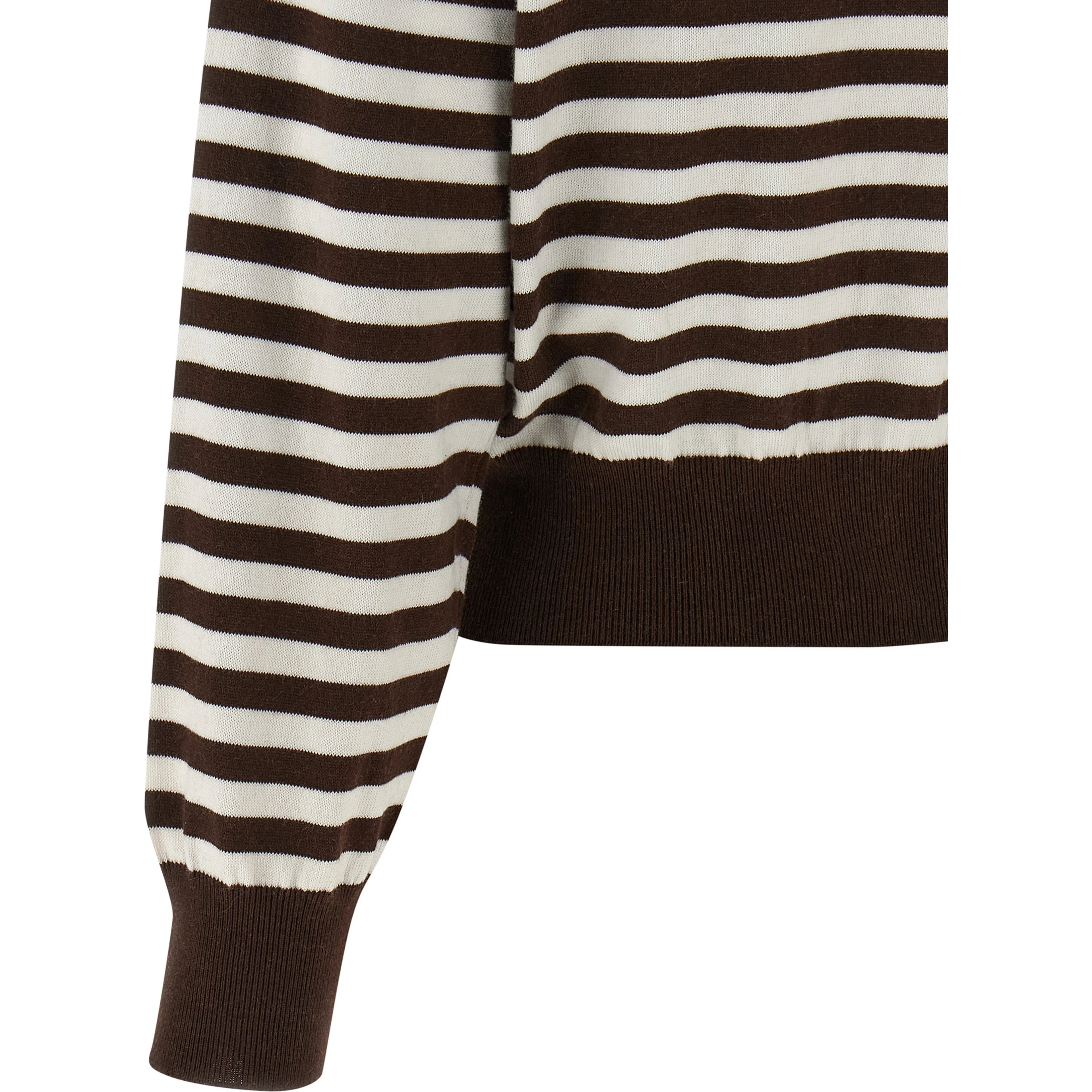 Brown Cotton Cardigan