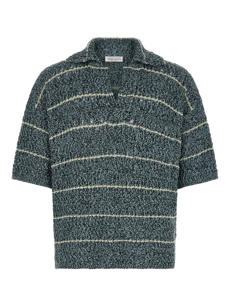 Multicolor Cotton Polo Shirt
