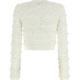 White Viscose Cardigan