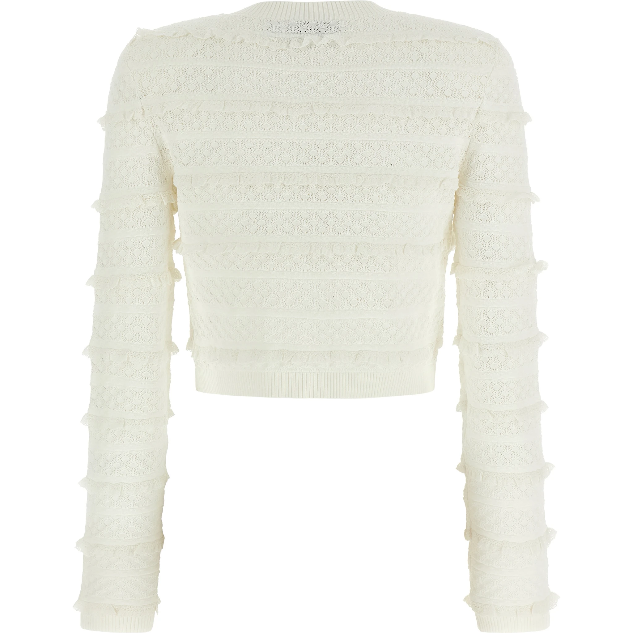 White Viscose Cardigan