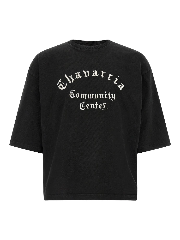 Black Cotton T-Shirt
