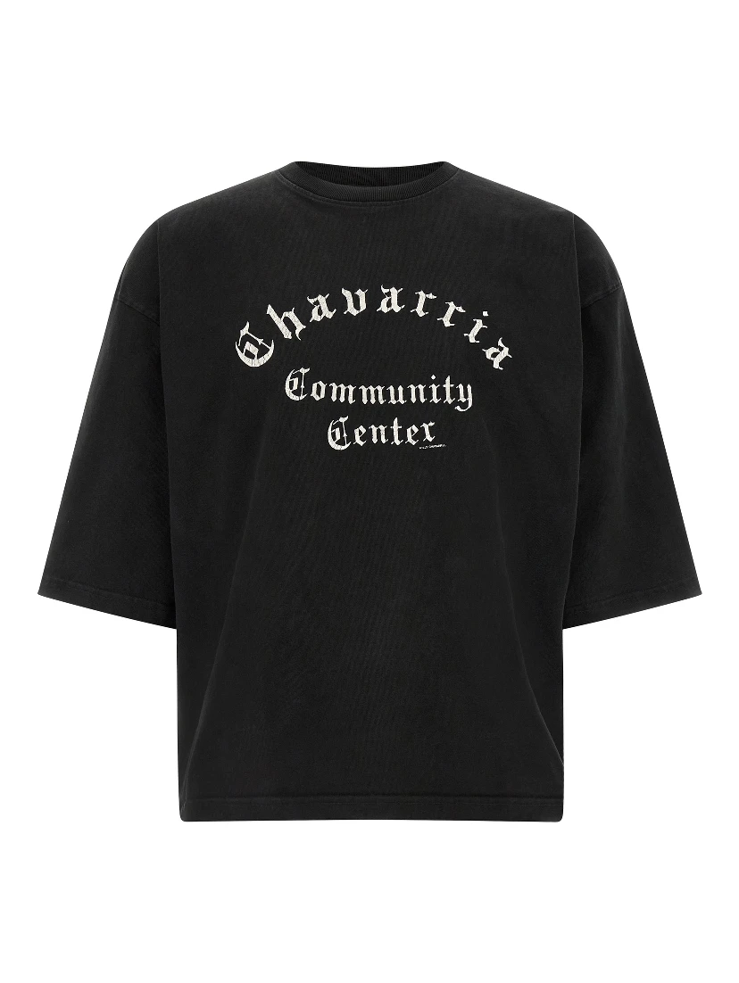 Black Cotton T-Shirt