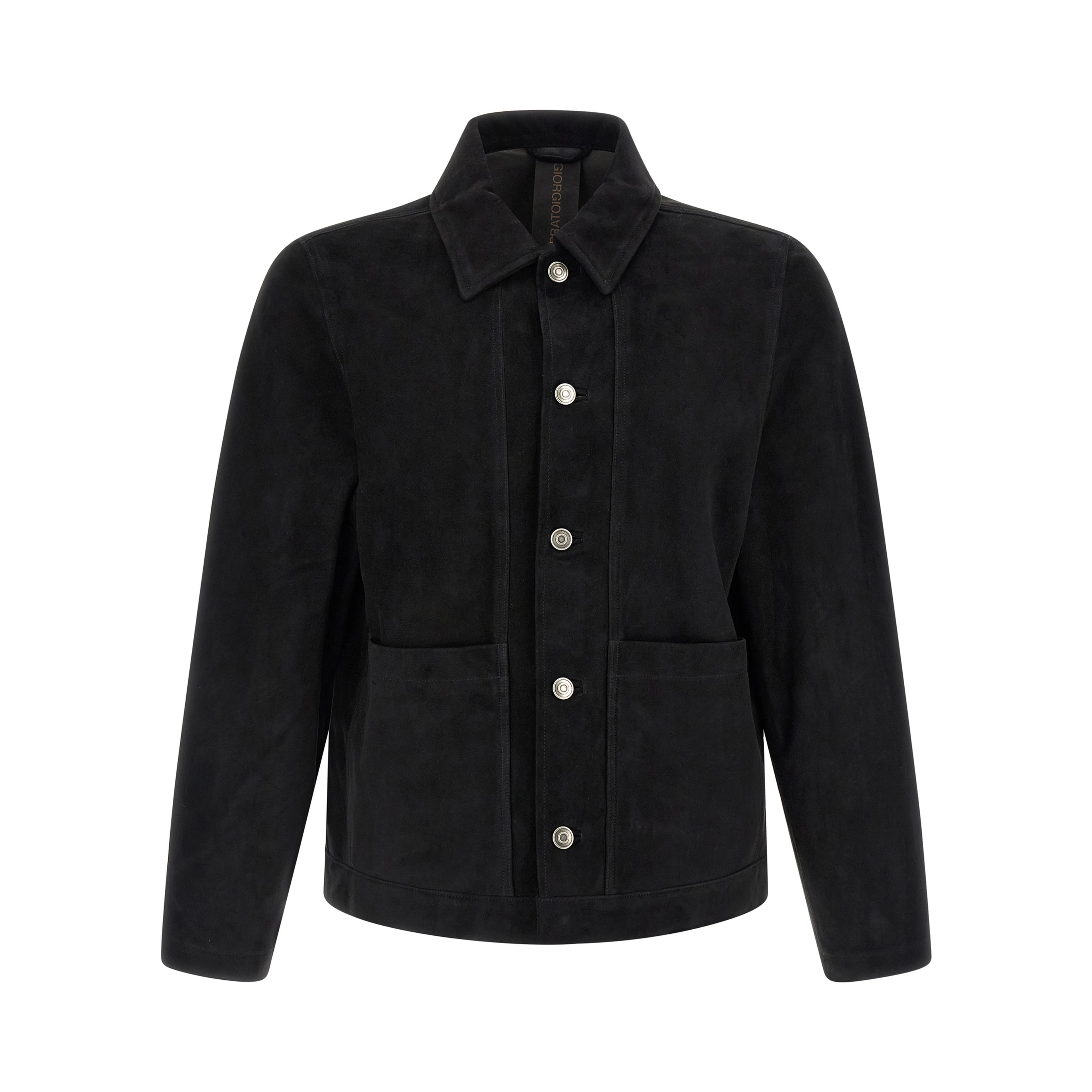Black Suede Leather Leather Jacket