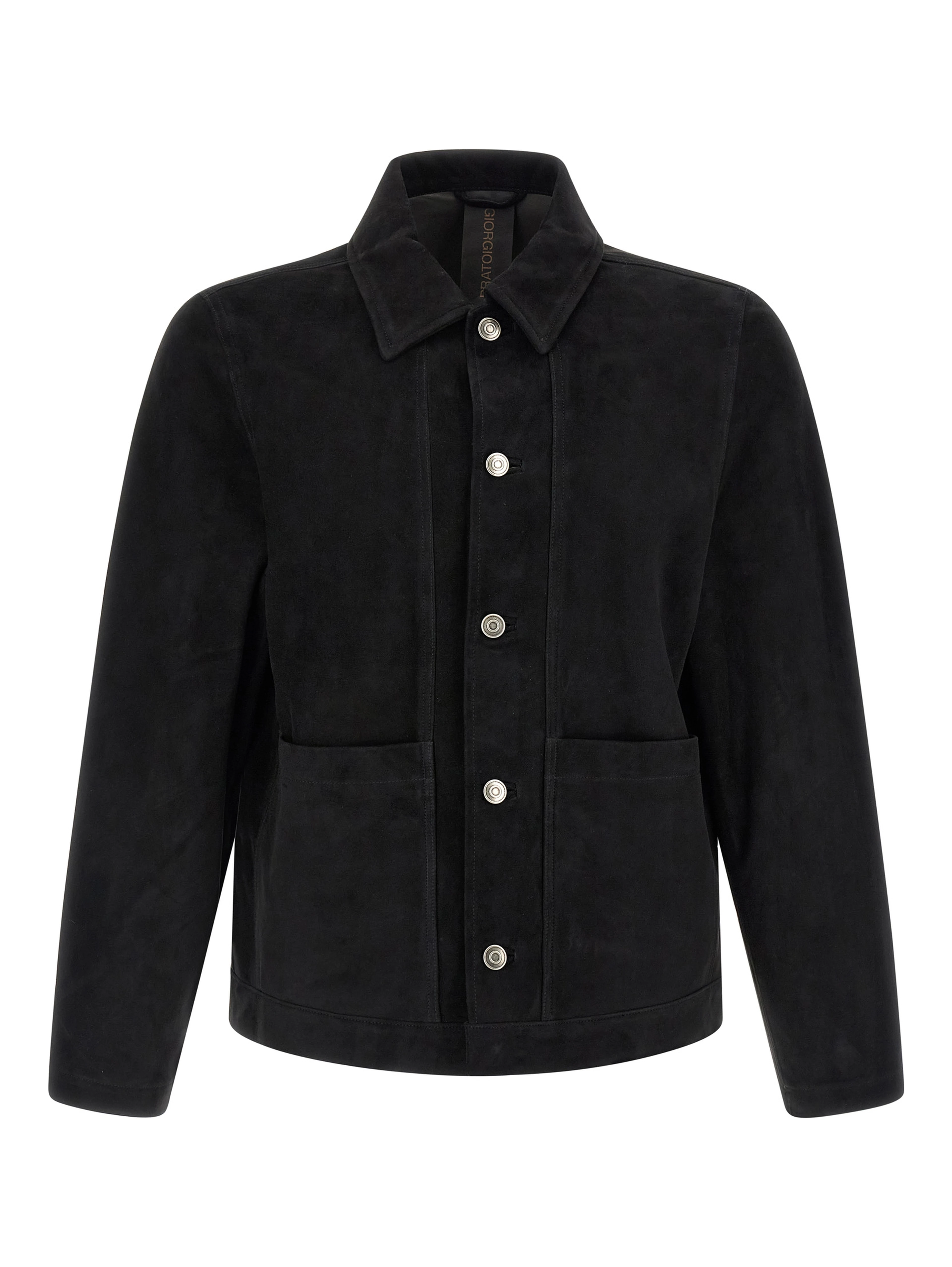 Black Suede Leather Leather Jacket