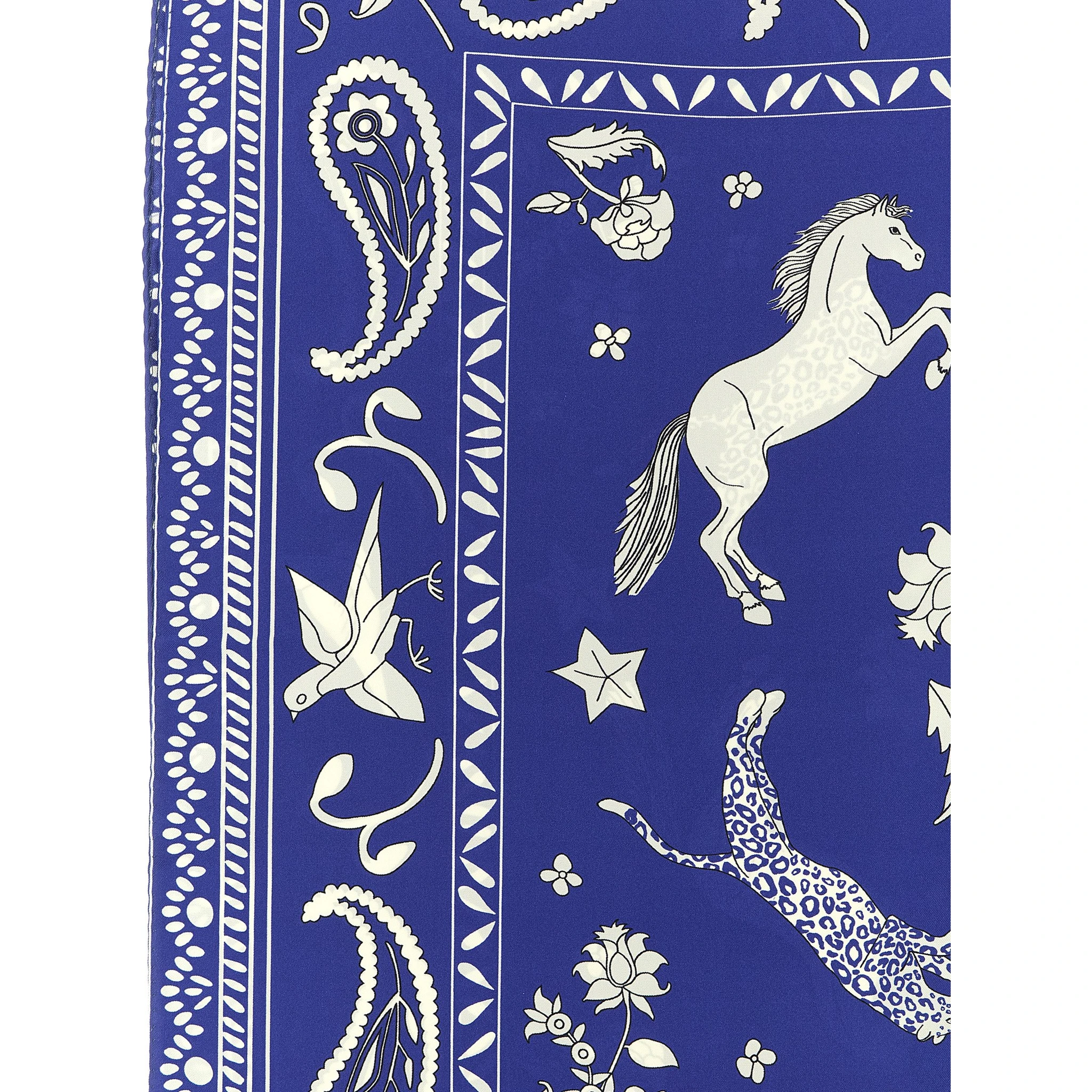 Blue Silk Foulard