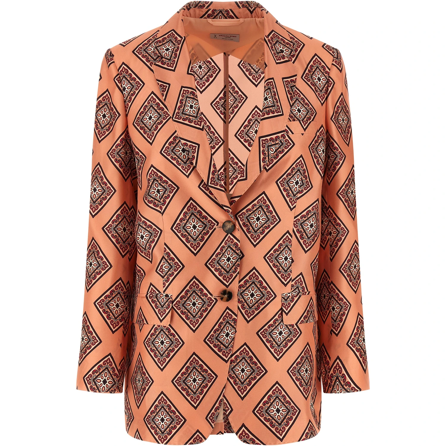 Multicolor Silk Blazer