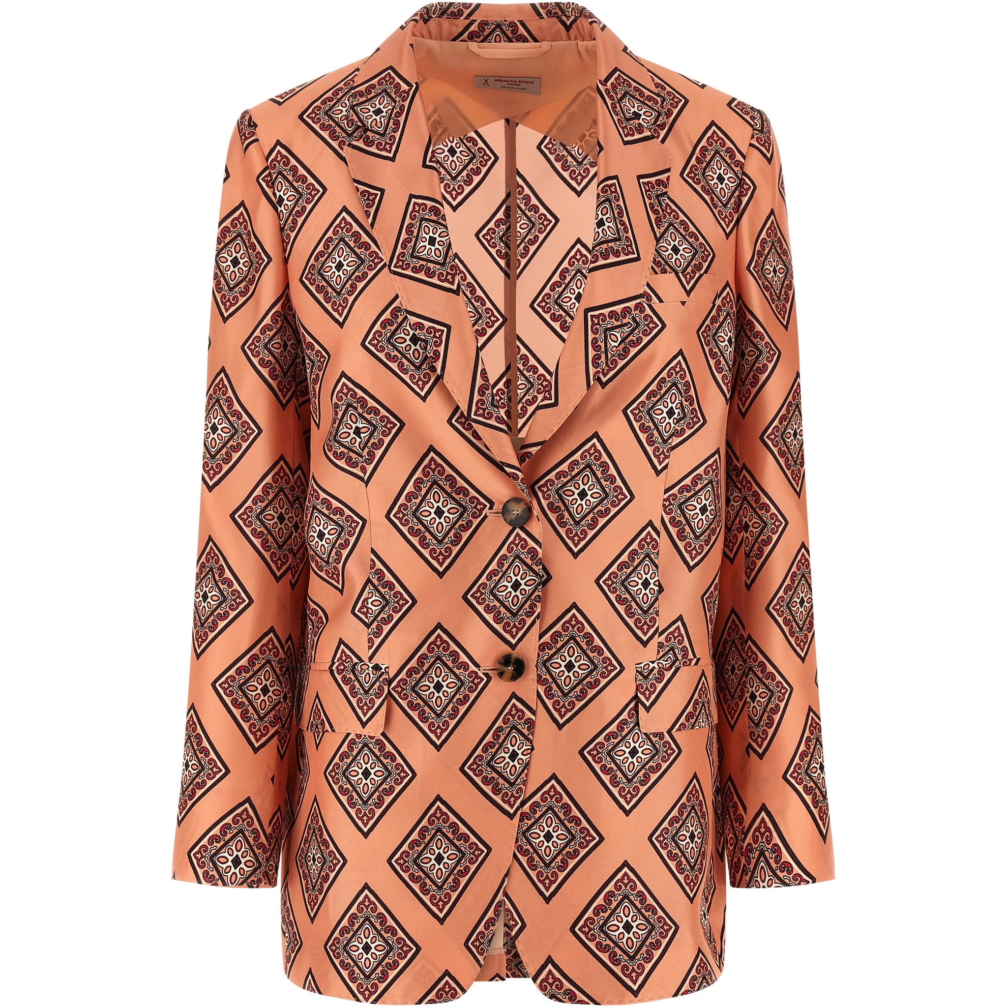 Multicolor Silk Blazer