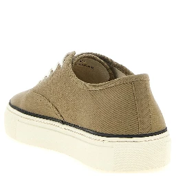 Bicolor Cotton Low Top Sneakers