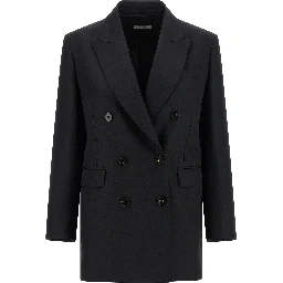 Black Viscose Blazer