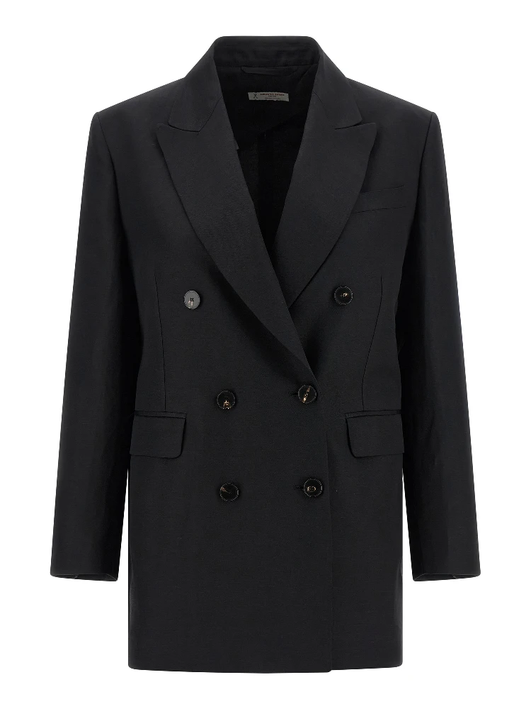 Black Viscose Blazer