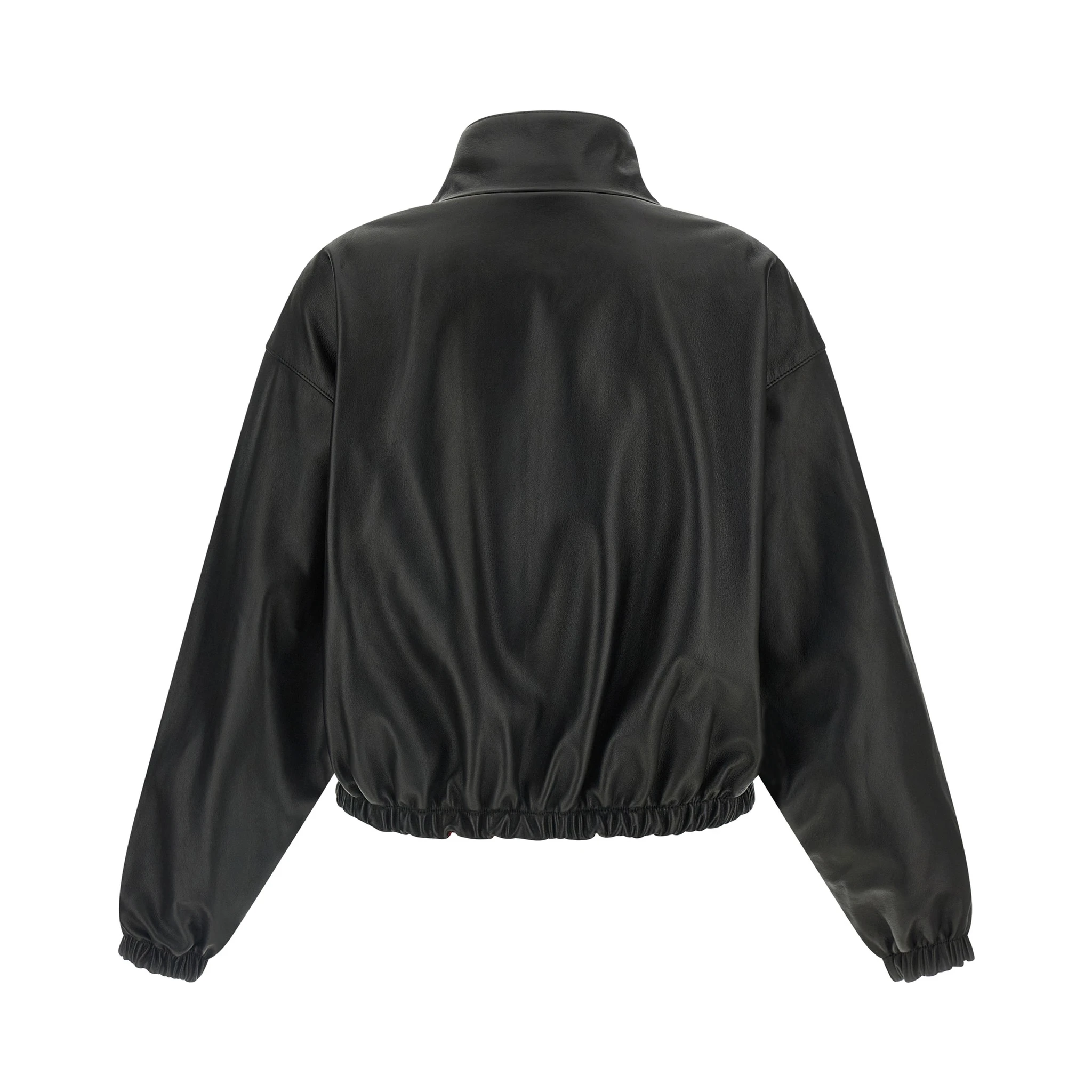Black Lamb Leather Leather Jacket