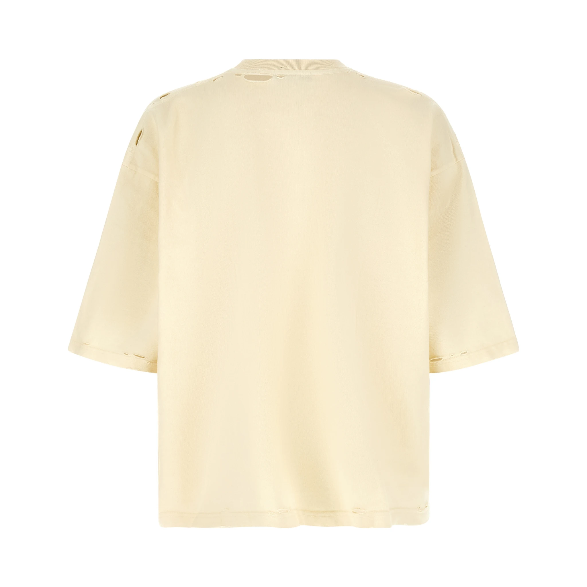 Beige Cotton T-Shirt