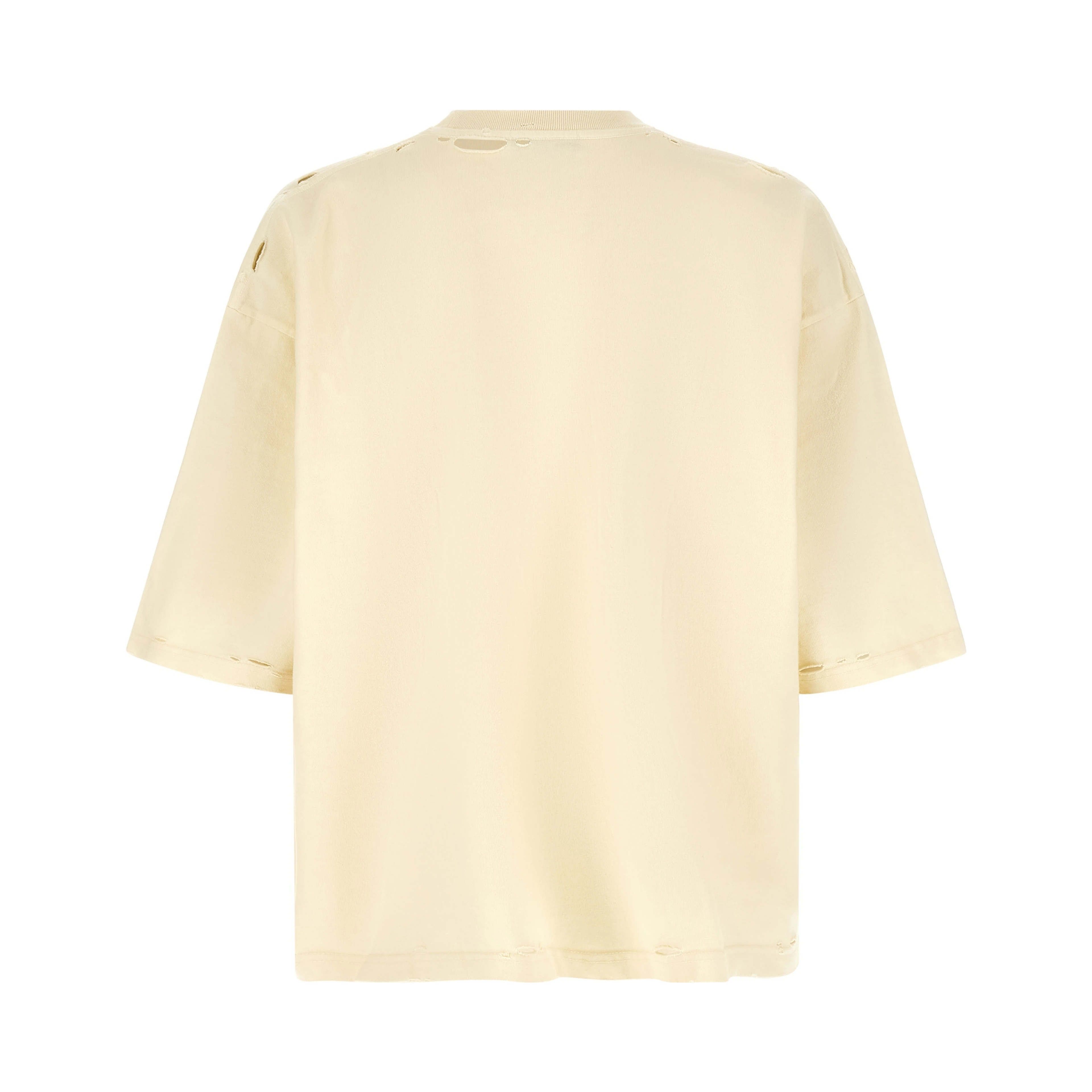 Beige Cotton T-Shirt