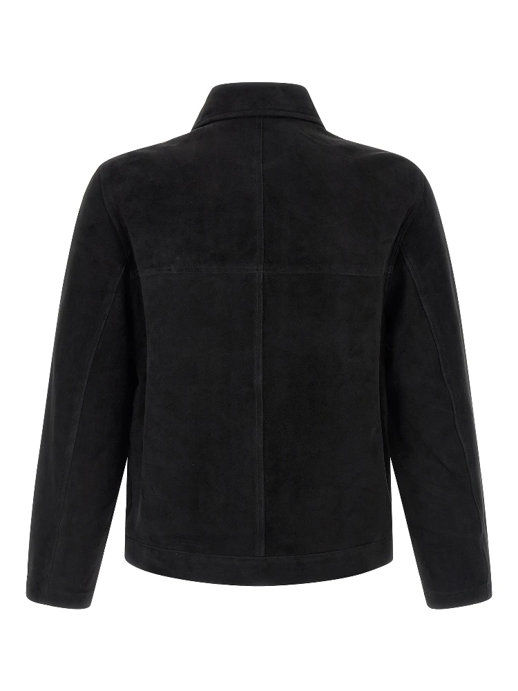 Black Suede Leather Leather Jacket alternative