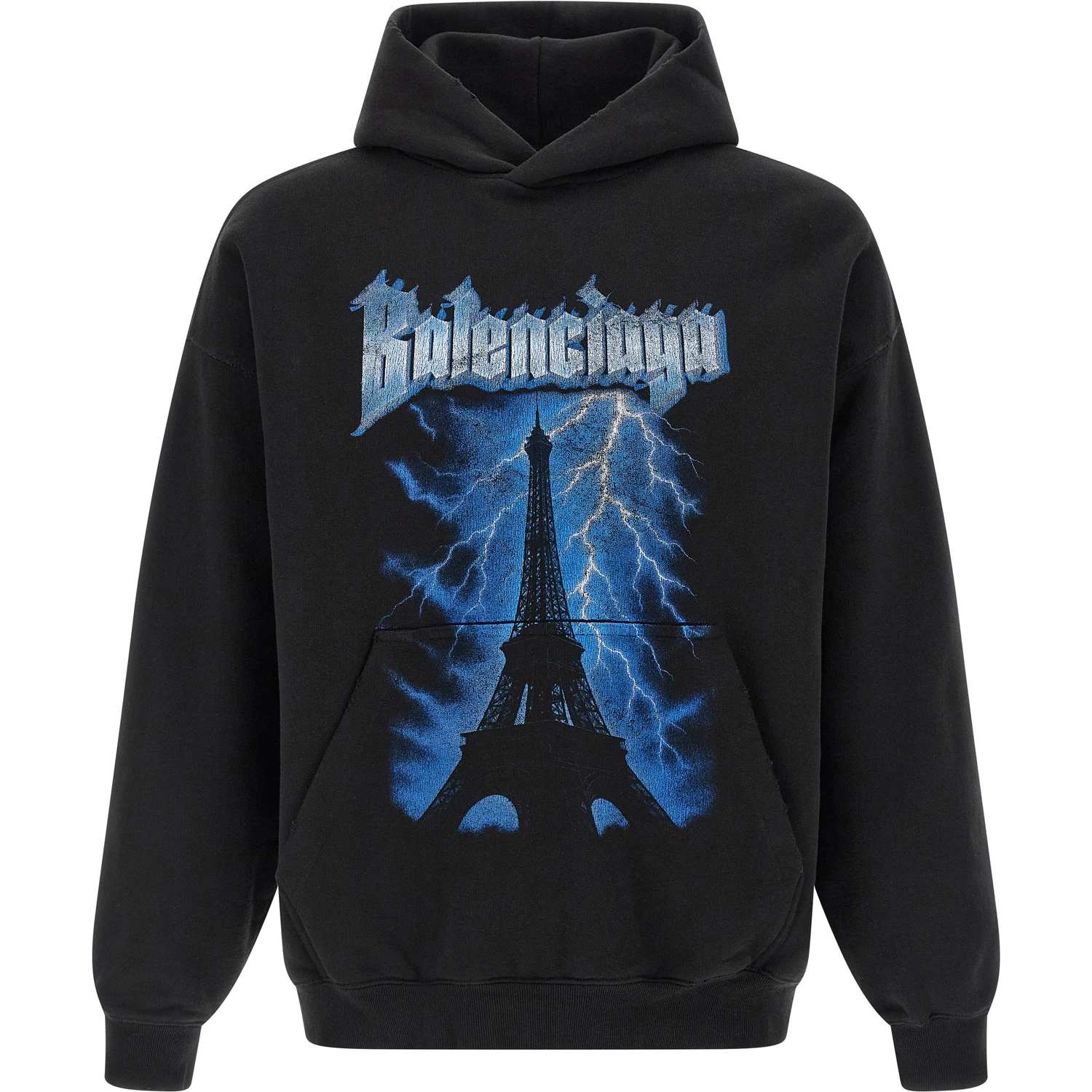 Black Cotton Sweatshirt