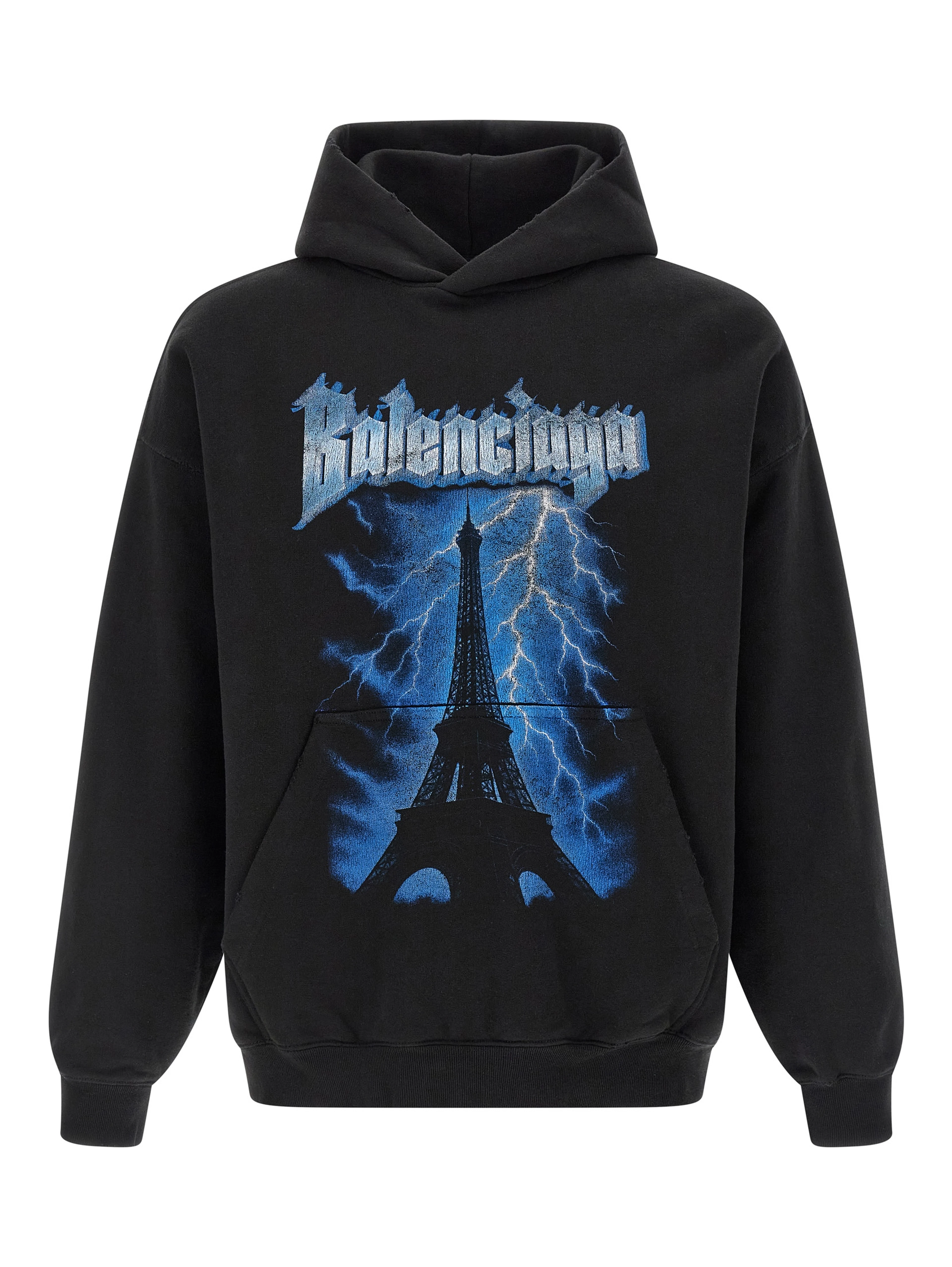 Black Cotton Sweatshirt