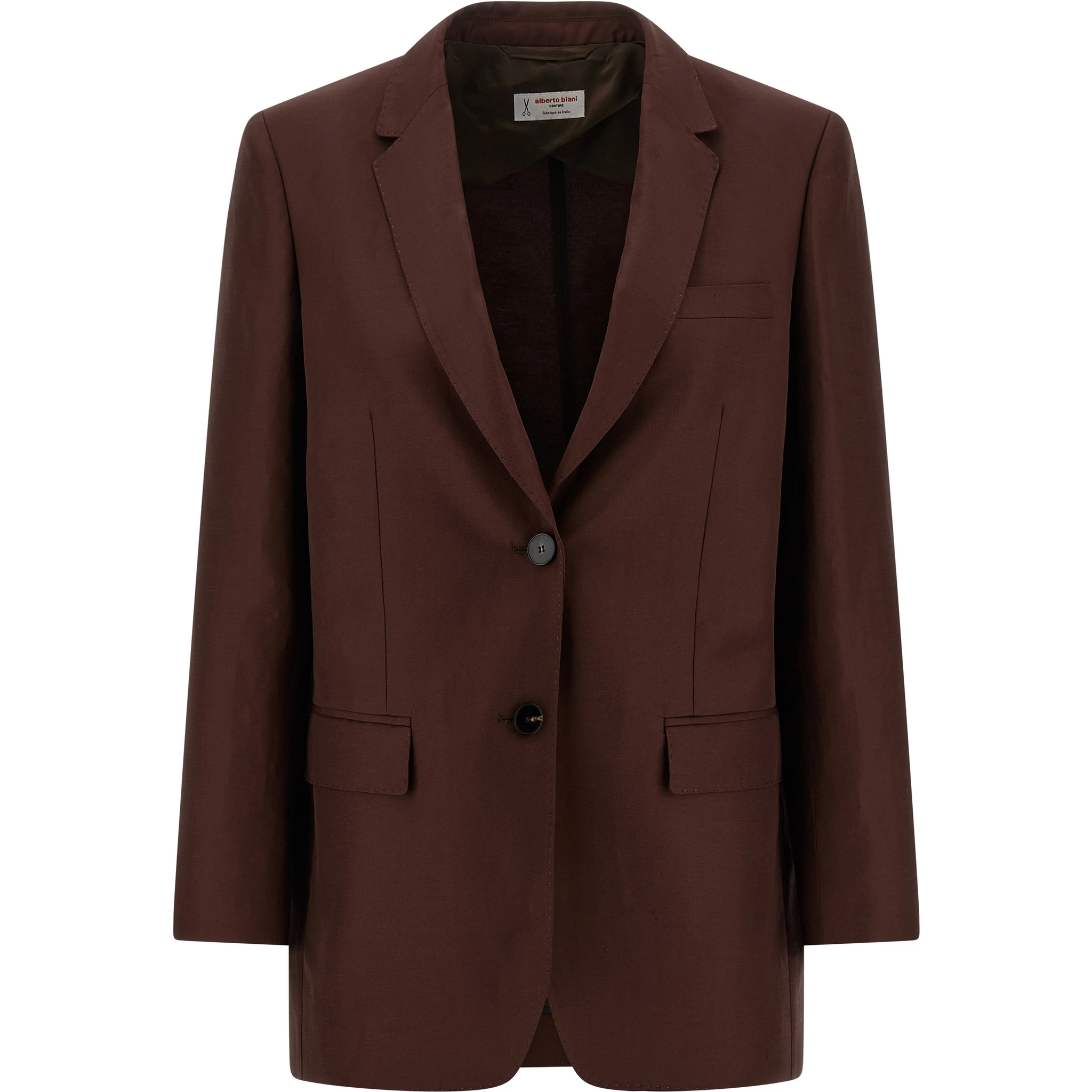 Brown Viscose Blazer