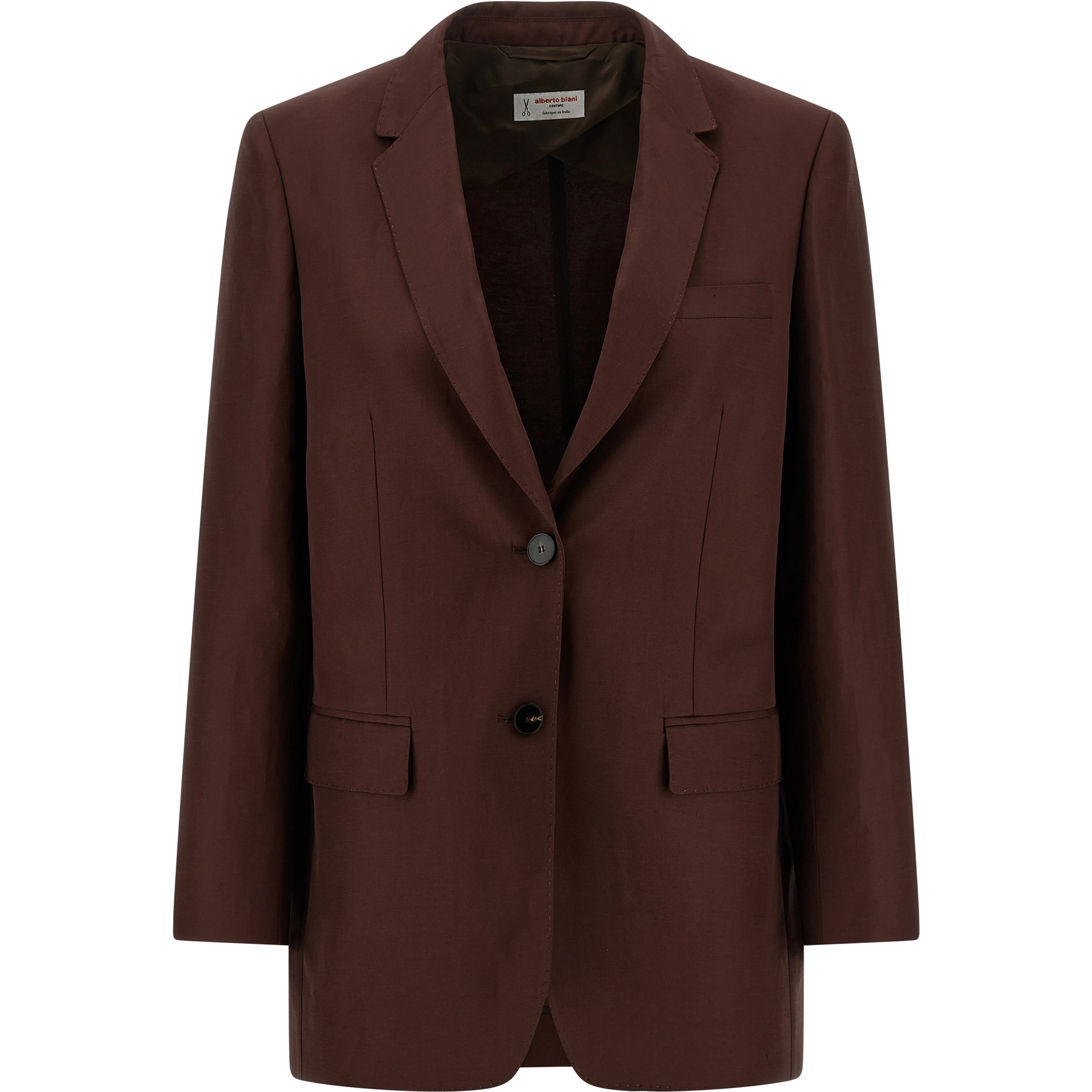 Brown Viscose Blazer