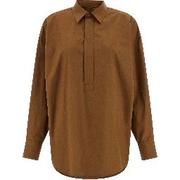 Brown Cotton Blouse