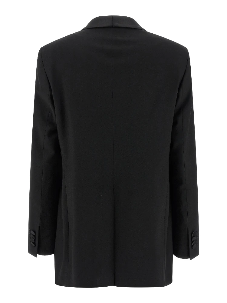 Black Virgin Wool Two-Piece Suit alternative