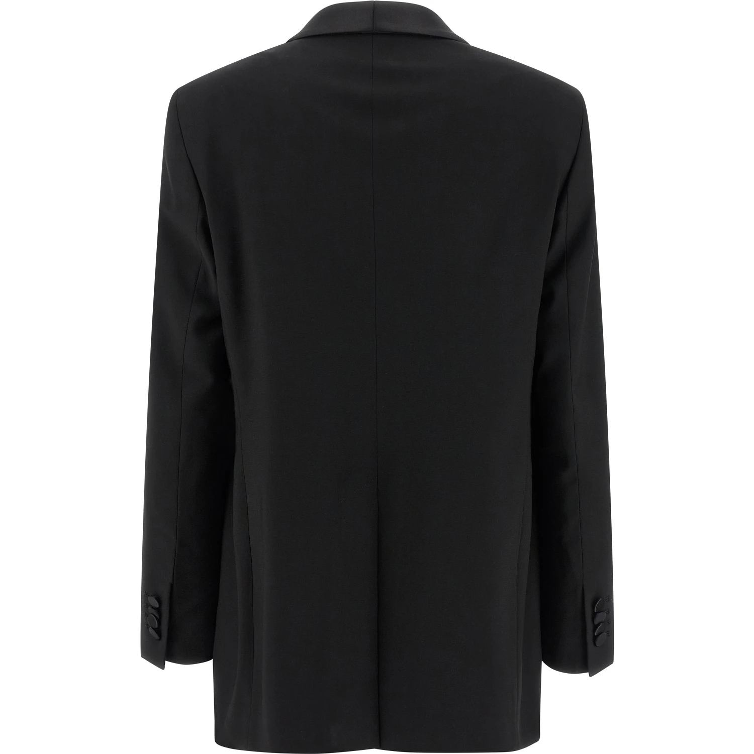 Black Virgin Wool Two-Piece Suit
