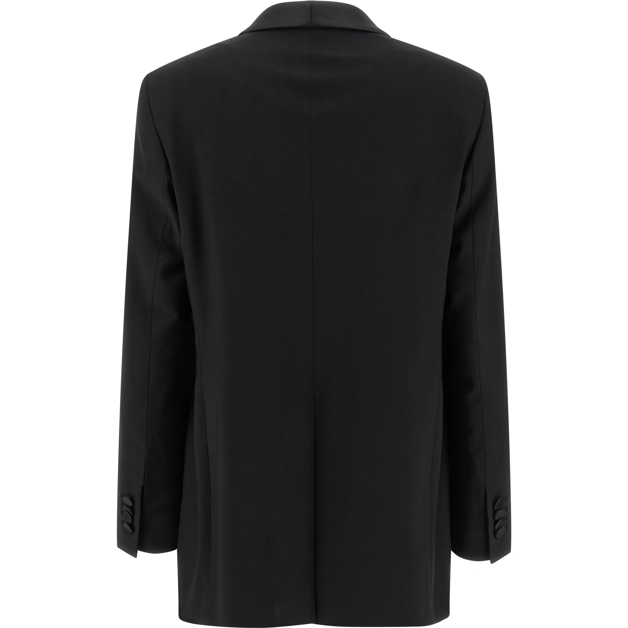 Black Virgin Wool Two-Piece Suit