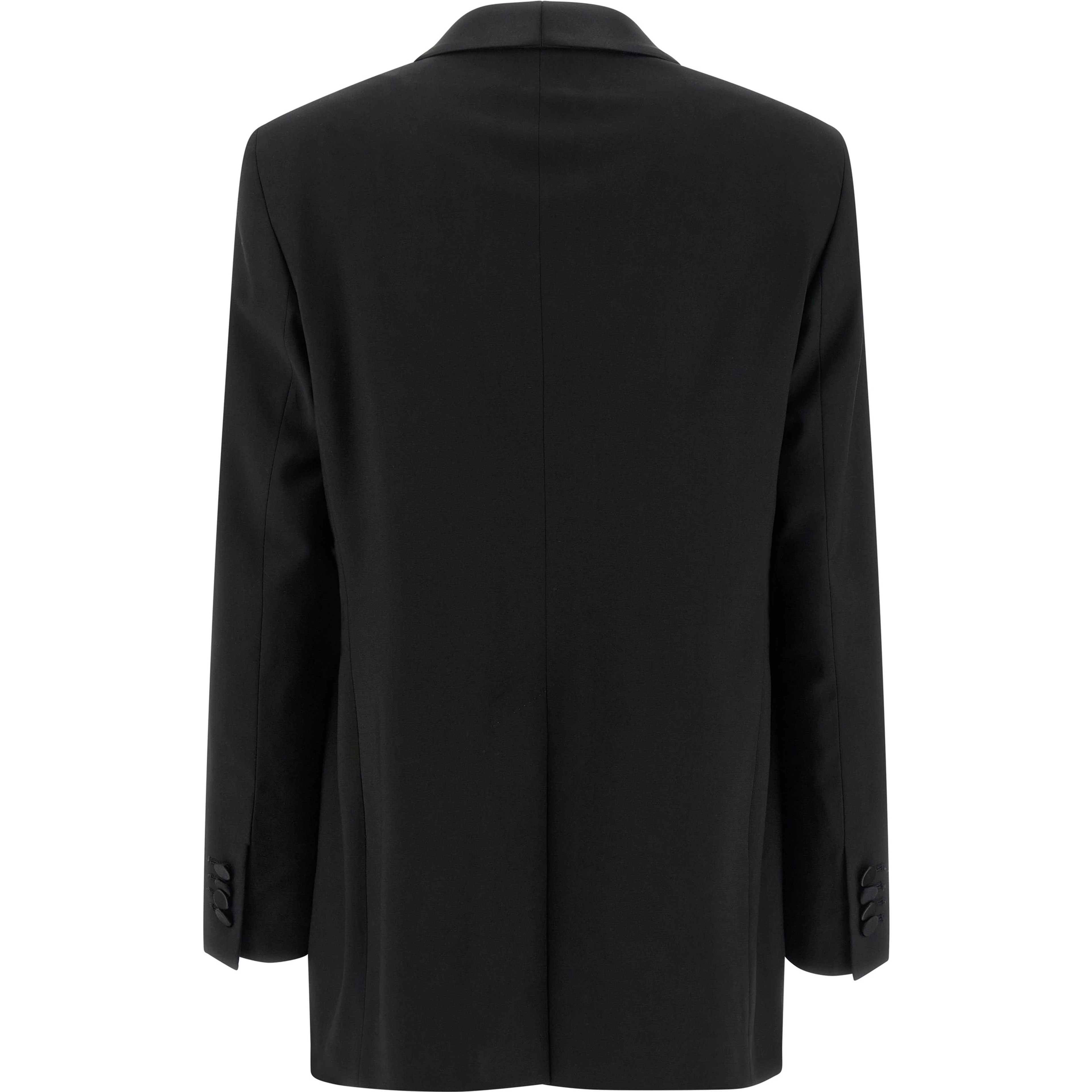 Black Virgin Wool Two-Piece Suit