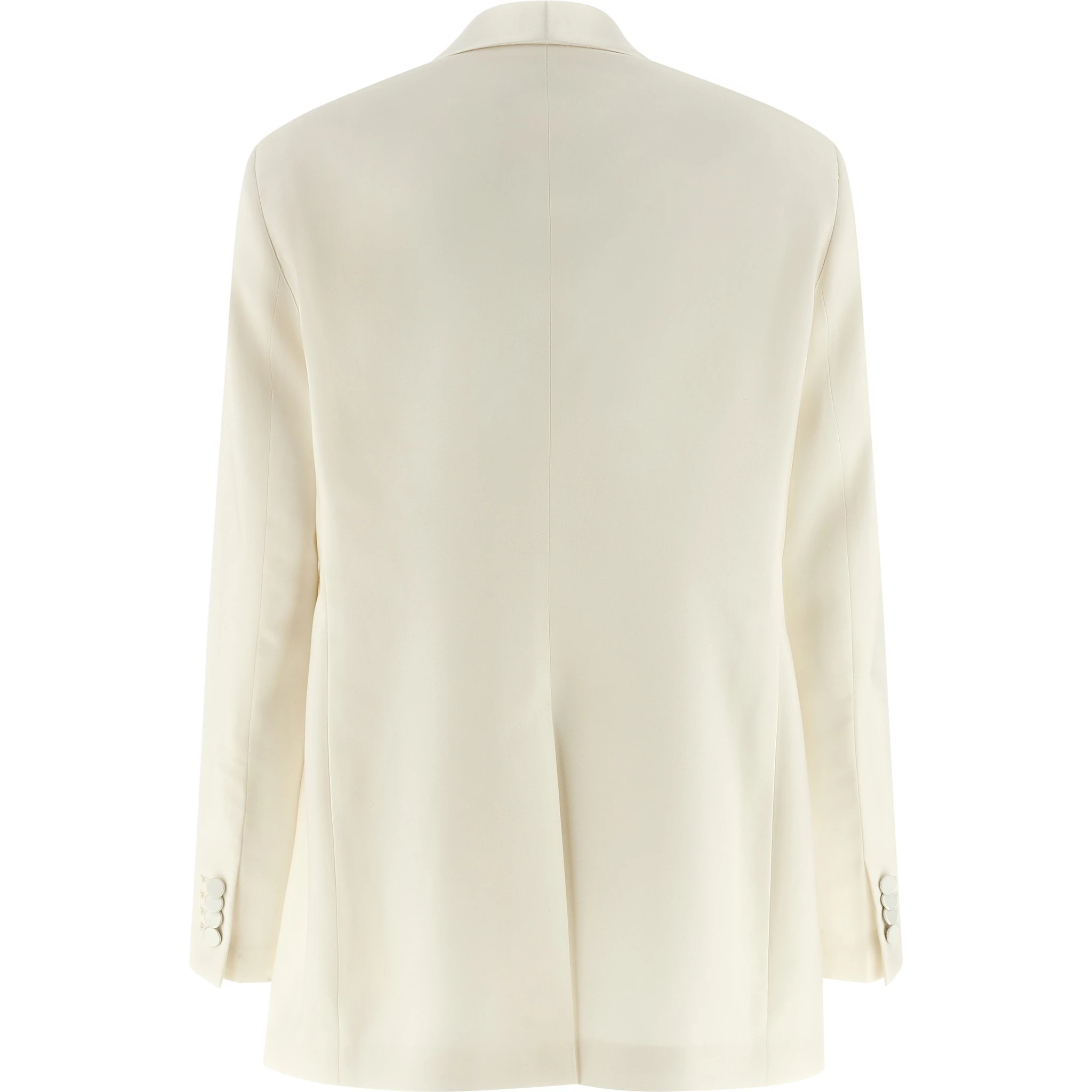 White Virgin Wool Two-Piece Suit