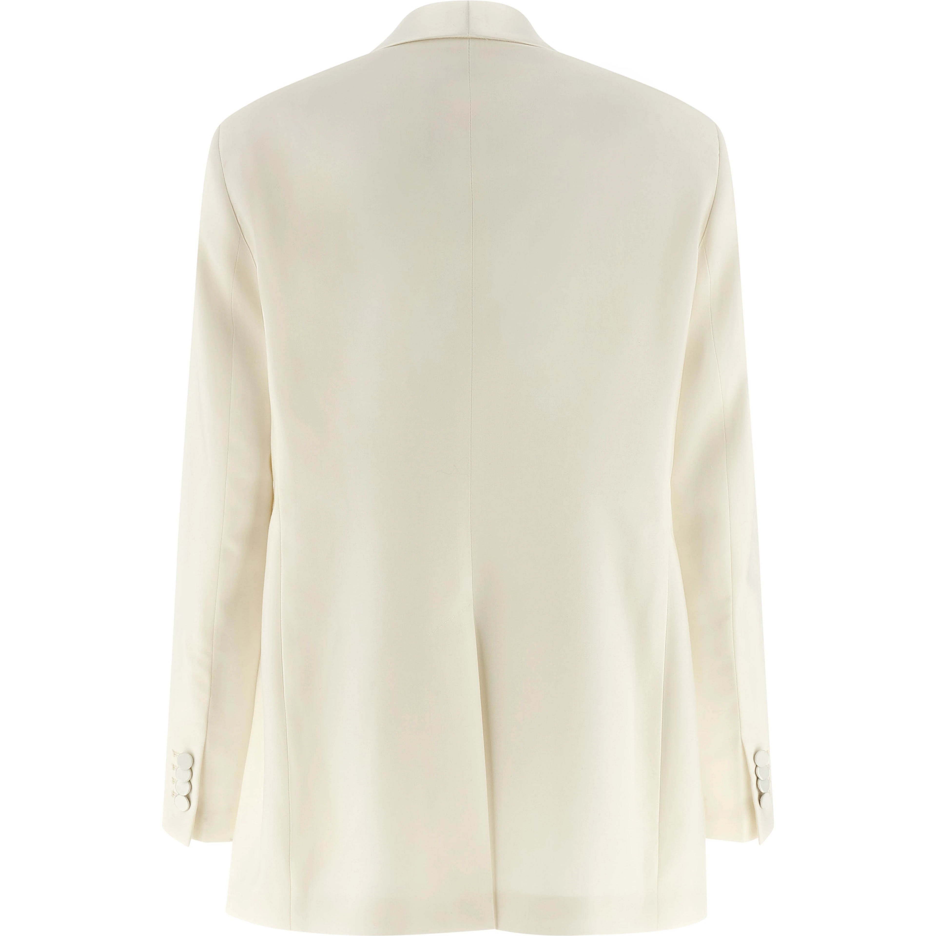 White Virgin Wool Two-Piece Suit