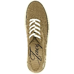 Bicolor Cotton Low Top Sneakers