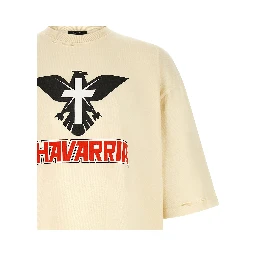 Beige Cotton T-Shirt