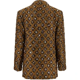 Brown Silk Blazer