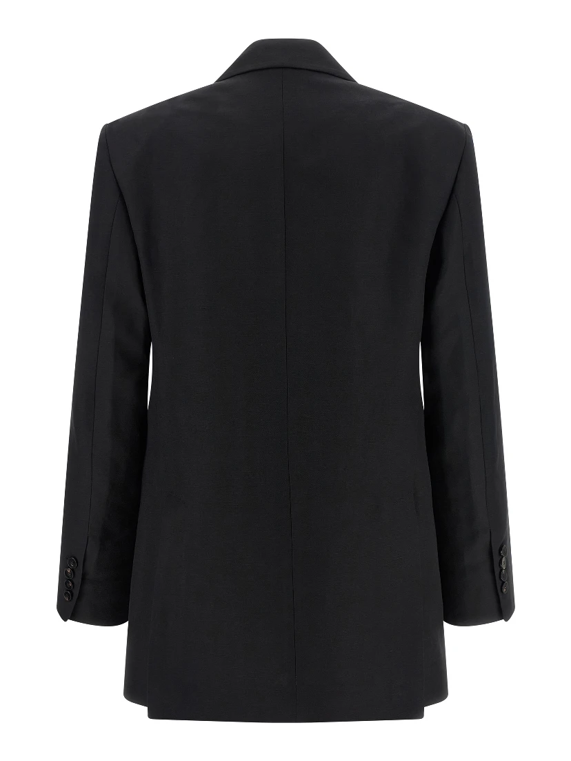 Black Viscose Blazer